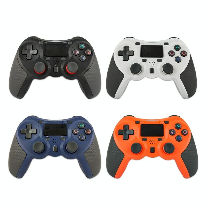 NNEDSZ Wireless Bluetooth Game Controller For Ps4 - Rubberized - Orange