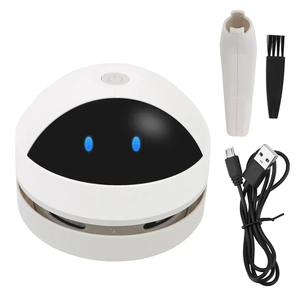 NNEOBA Desktop Wireless Robot Vacuum Cleaner USB Charge