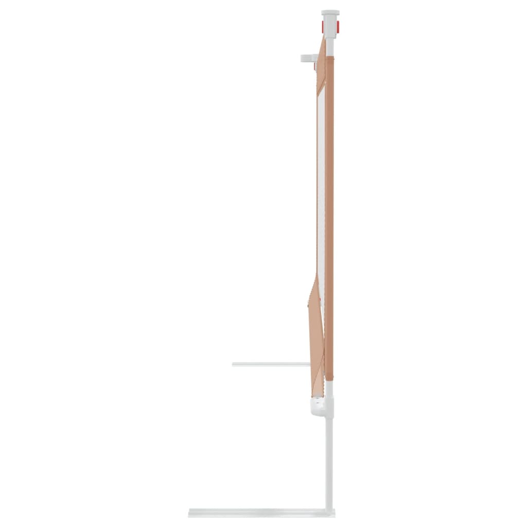 NNEVL Toddler Safety Bed Rail Taupe 200x25 cm Fabric