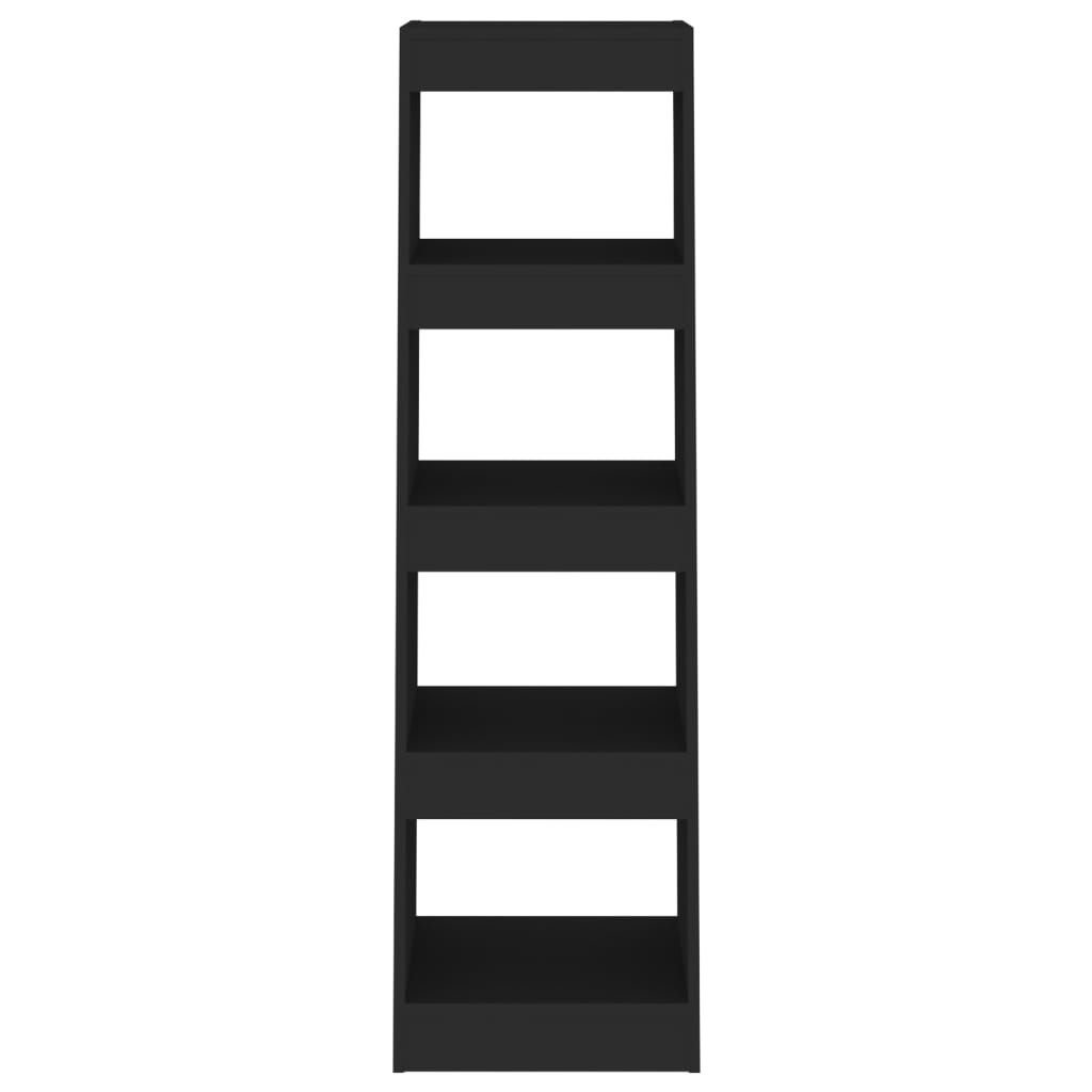 NNEVL Book Cabinet/Room Divider Black 40x30x135 cm