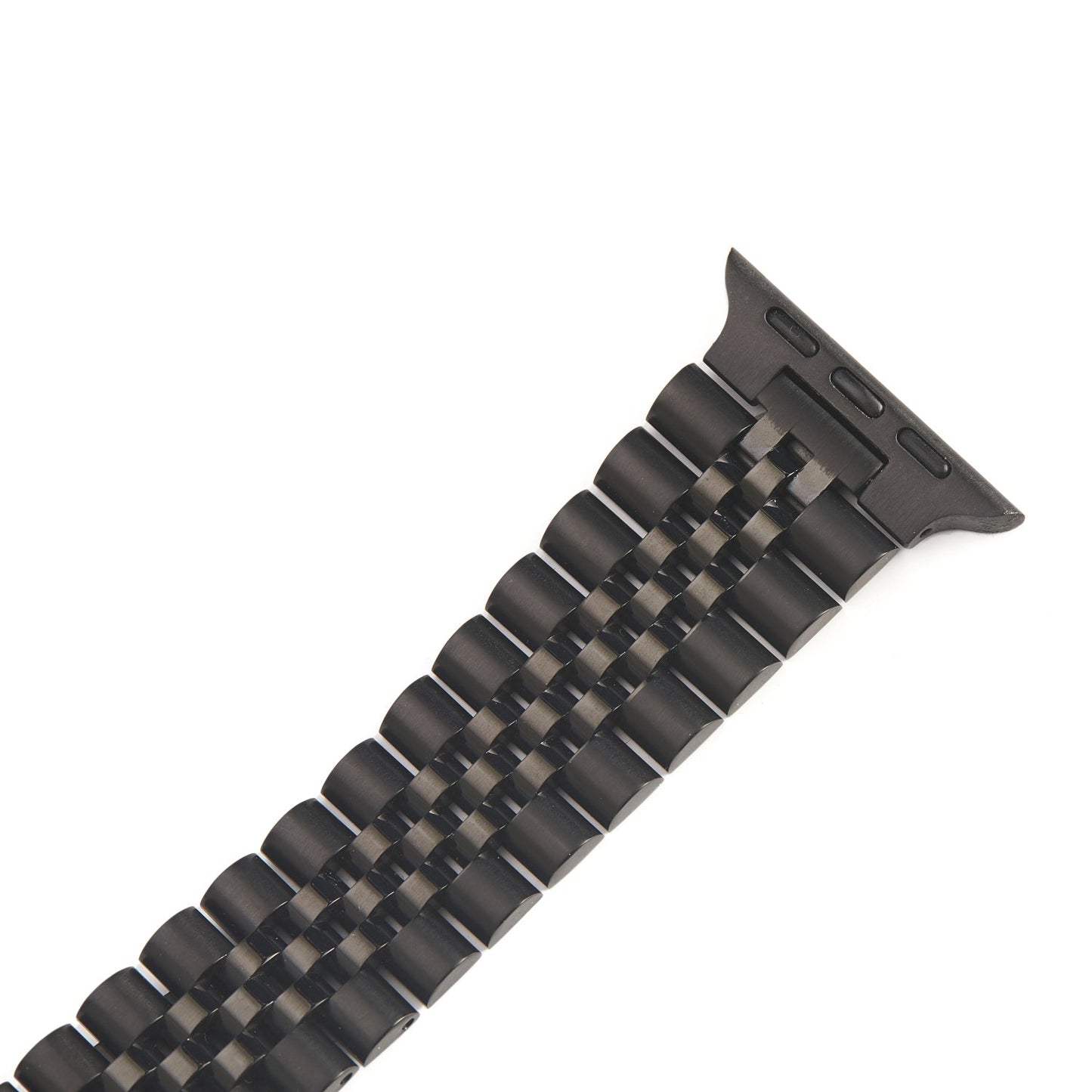 Stainless Steel Link Bracelet Band - The Perth in Black Small - Compatible with Apple Watch Size 38mm to 41mm-2