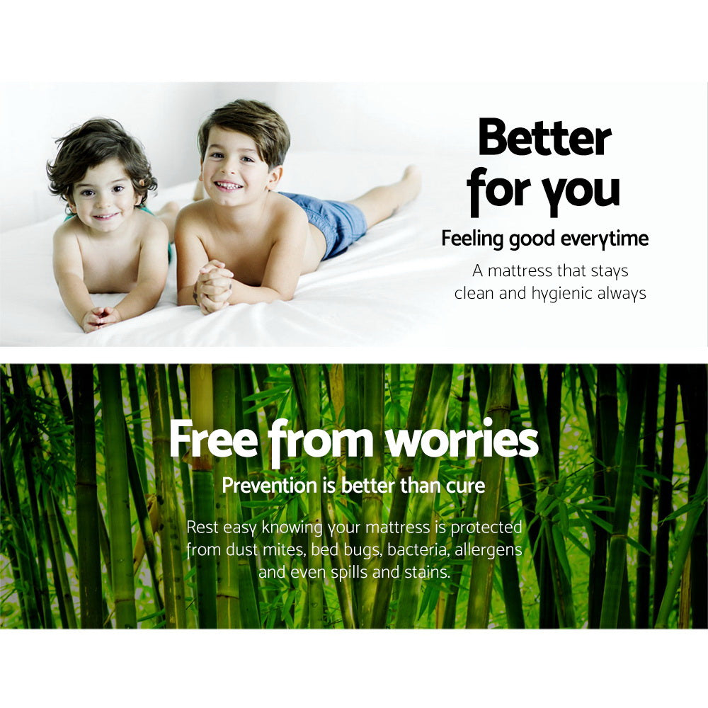 NNEDSZ Bedding Giselle Bedding Bamboo Mattress Protector King