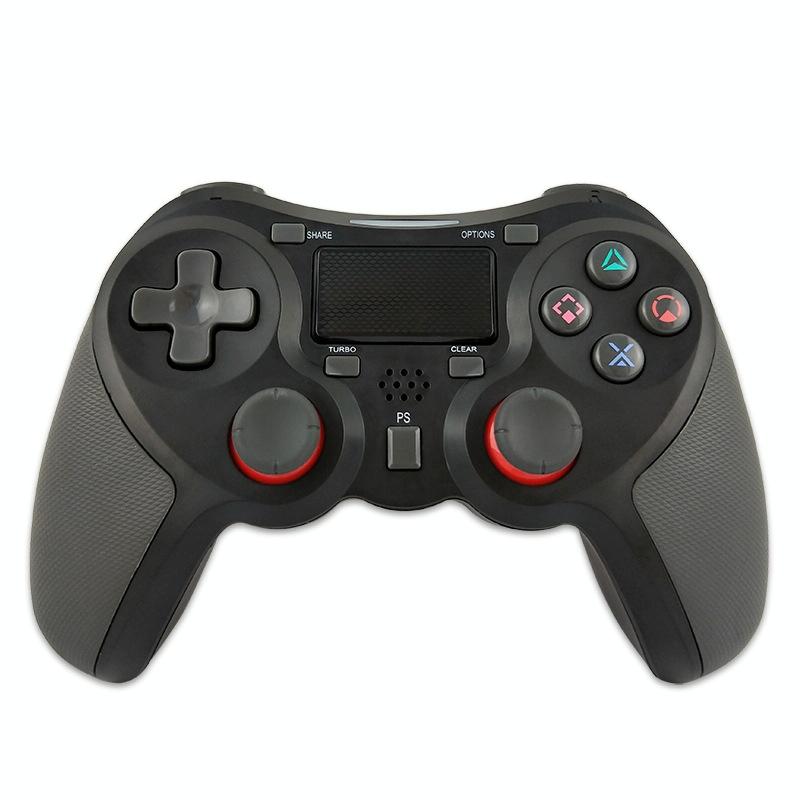 NNEDSZ Wireless Bluetooth Game Controller For Ps4 - Rubberized - Orange